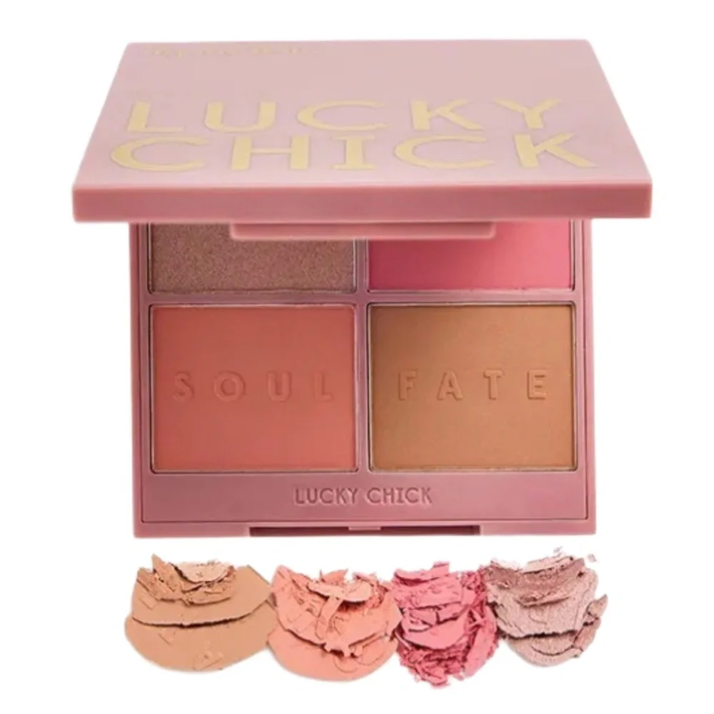 Lucky Chick Mystic Halo Glow Bronzer Highlight Palette - Aura, Rise, Soul, Fate